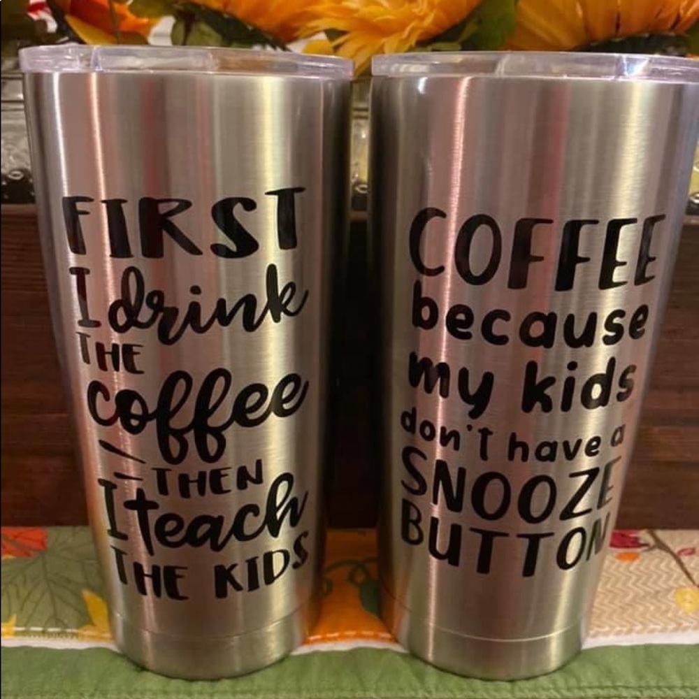 Stainless steel Coffee tumblers!!